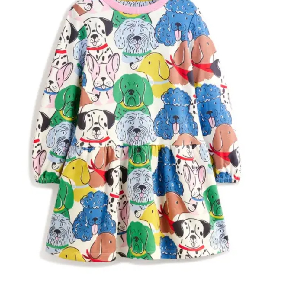 Mini Boden Multicolor Graphic Dress
